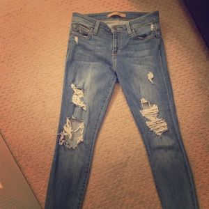 Joes Skinny Ankle Destroyed